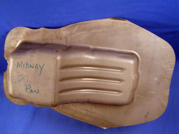 Formed oil pan
